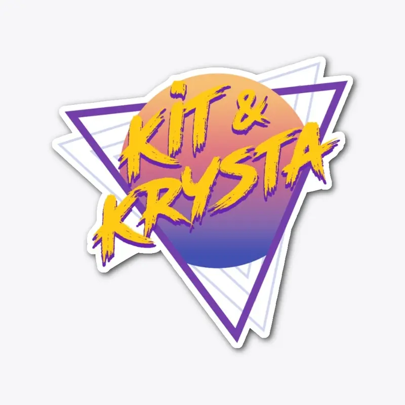 Kit and Krysta Logo Sticker