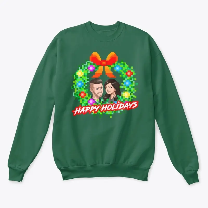 Kit & Krysta Holiday Wreath Sweatshirt