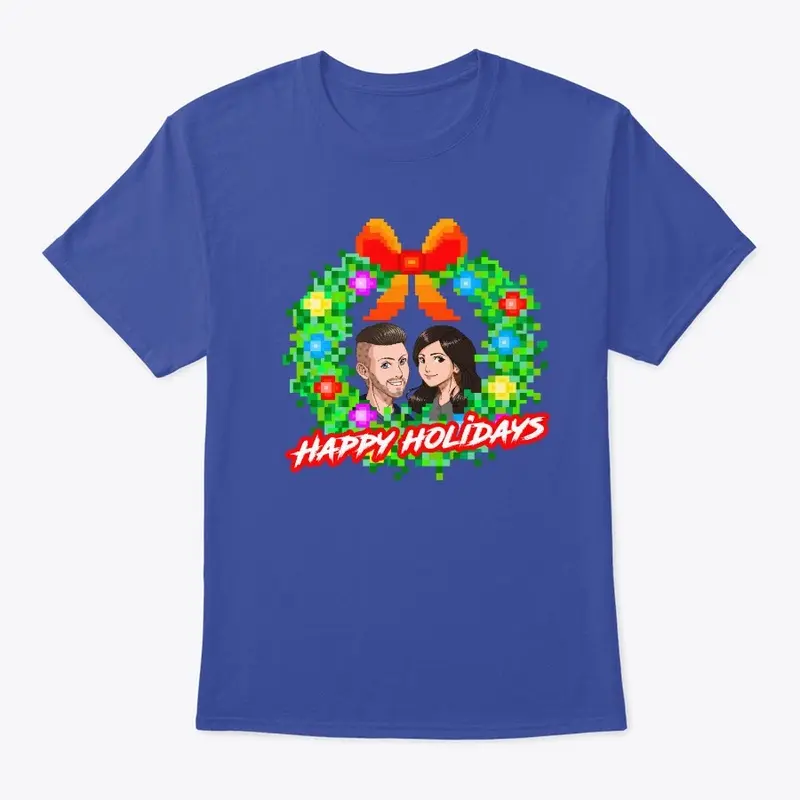 Kit &amp; Krysta Holiday Wreath Tee